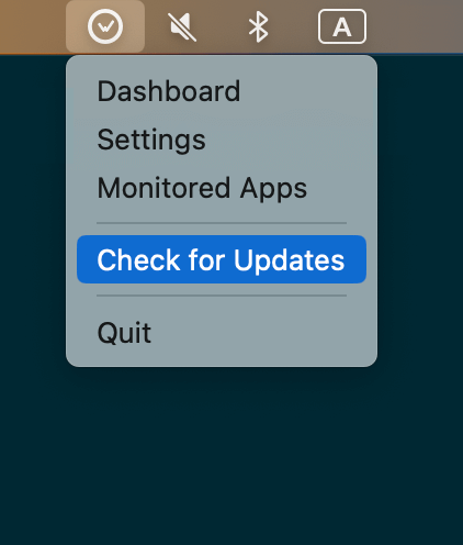 Upgrade menu screenshot
